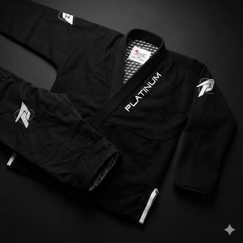 Premium BJJ Gi - 350gsm Pearl Weave | Platinum Jiu Jitsu Gold Coast